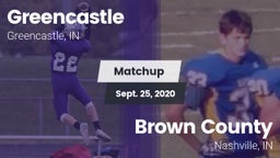Matchup: Greencastle vs. Brown County  2020