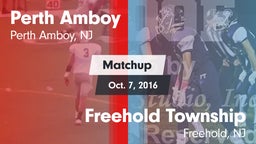 Matchup: Perth Amboy vs. Freehold Township  2016