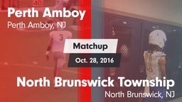 Matchup: Perth Amboy vs. North Brunswick Township  2016