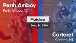 Matchup: Perth Amboy vs. Carteret  2016