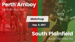 Matchup: Perth Amboy vs. South Plainfield  2017