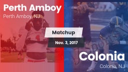 Matchup: Perth Amboy vs. Colonia  2017