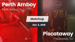 Matchup: Perth Amboy vs. Piscataway  2018