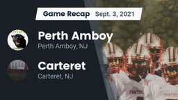 Recap: Perth Amboy  vs. Carteret  2021