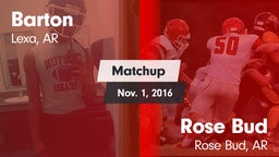 Matchup: Barton vs. Rose Bud  2016