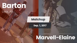 Matchup: Barton vs. Marvell-Elaine 2017