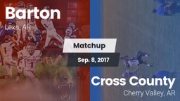 Matchup: Barton vs. Cross County  2017