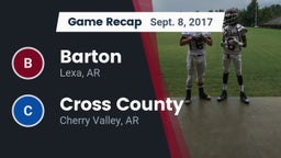Recap: Barton  vs. Cross County  2017