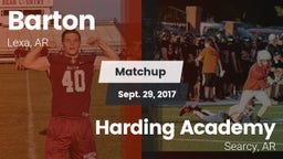 Matchup: Barton vs. Harding Academy  2017