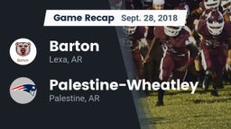 Recap: Barton  vs. Palestine-Wheatley  2018