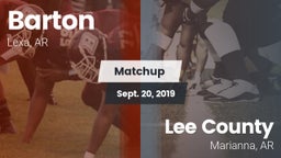 Matchup: Barton vs. Lee County  2019