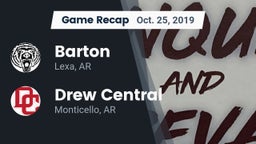 Recap: Barton  vs. Drew Central  2019