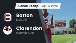 Recap: Barton  vs. Clarendon  2020