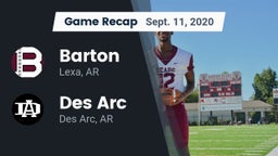 Recap: Barton  vs. Des Arc  2020