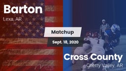 Matchup: Barton vs. Cross County  2020