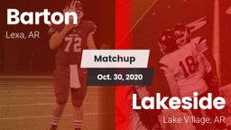 Matchup: Barton vs. Lakeside  2020