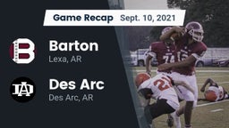 Recap: Barton  vs. Des Arc  2021