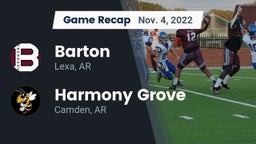 Recap: Barton  vs. Harmony Grove  2022