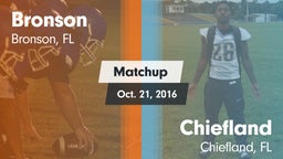 Matchup: Bronson vs. Chiefland  2016