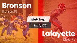 Matchup: Bronson vs. Lafayette  2017