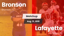 Matchup: Bronson vs. Lafayette  2018