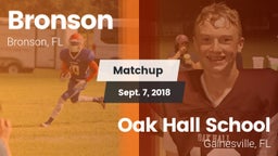 Matchup: Bronson vs. Oak Hall School 2018