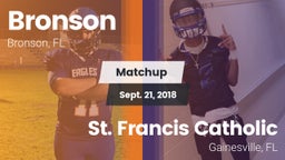 Matchup: Bronson vs. St. Francis Catholic  2018