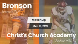 Matchup: Bronson vs. Christ's Church Academy 2019