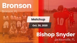 Matchup: Bronson vs. Bishop Snyder  2020