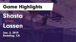 Shasta  vs Lassen  Game Highlights - Jan. 3, 2019