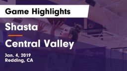 Shasta  vs Central Valley  Game Highlights - Jan. 4, 2019