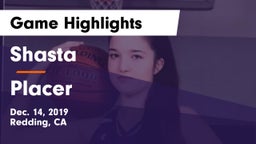 Shasta  vs Placer  Game Highlights - Dec. 14, 2019