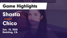 Shasta  vs Chico  Game Highlights - Jan. 10, 2020
