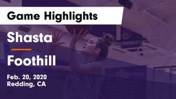 Shasta  vs Foothill  Game Highlights - Feb. 20, 2020