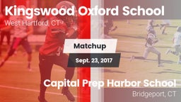Matchup: Kingswood Oxford vs. Capital Prep Harbor School 2017