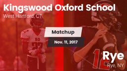 Matchup: Kingswood Oxford vs. Rye  2017