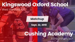 Matchup: Kingswood Oxford vs. Cushing Academy  2018
