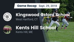 Recap: Kingswood Oxford School vs. Kents Hill School 2018