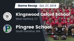 Recap: Kingswood Oxford School vs. Pingree School 2018