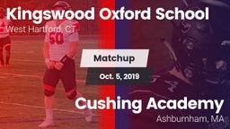 Matchup: Kingswood Oxford vs. Cushing Academy  2019