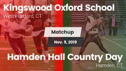 Matchup: Kingswood Oxford vs. Hamden Hall Country Day  2019