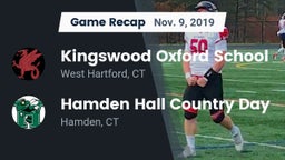 Recap: Kingswood Oxford School vs. Hamden Hall Country Day  2019