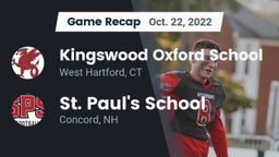 Recap: Kingswood Oxford School vs. St. Paul's School 2022