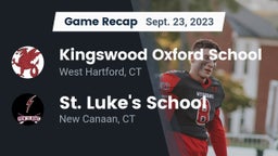 Recap: Kingswood Oxford School vs. St. Luke's School 2023