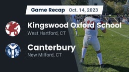 Recap: Kingswood Oxford School vs. Canterbury  2023