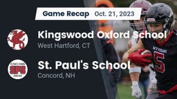 Recap: Kingswood Oxford School vs. St. Paul's School 2023