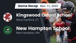 Recap: Kingswood Oxford School vs. New Hampton School  2023