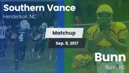 Matchup: Southern Vance vs. Bunn  2017