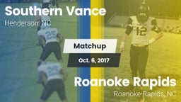 Matchup: Southern Vance vs. Roanoke Rapids  2017