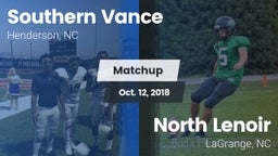 Matchup: Southern Vance vs. North Lenoir  2018